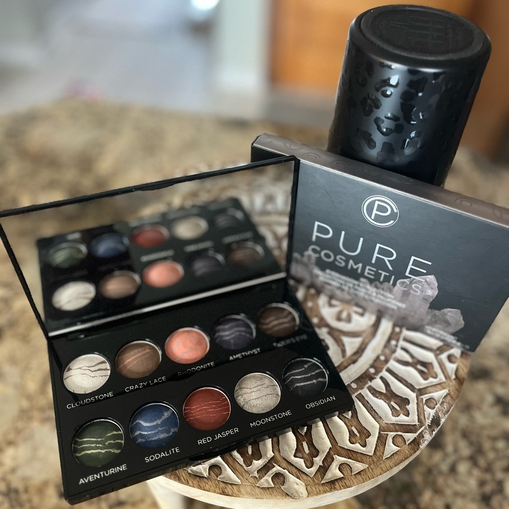 Pure cosmetics eyeshadow collection.